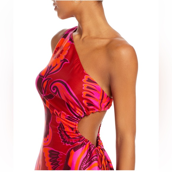 FARM RIO NWT BOLD FLORAL MIDI DRESS ❤️ - Picture 8 of 10